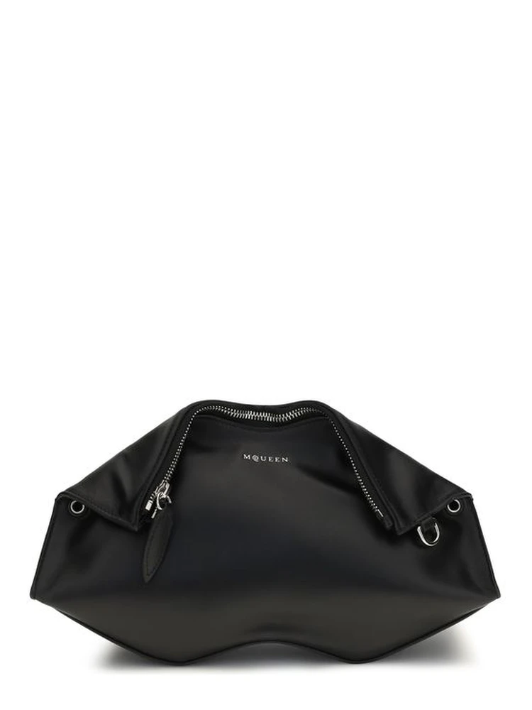Black Calf Leather Bos Taurus Clutch Bag