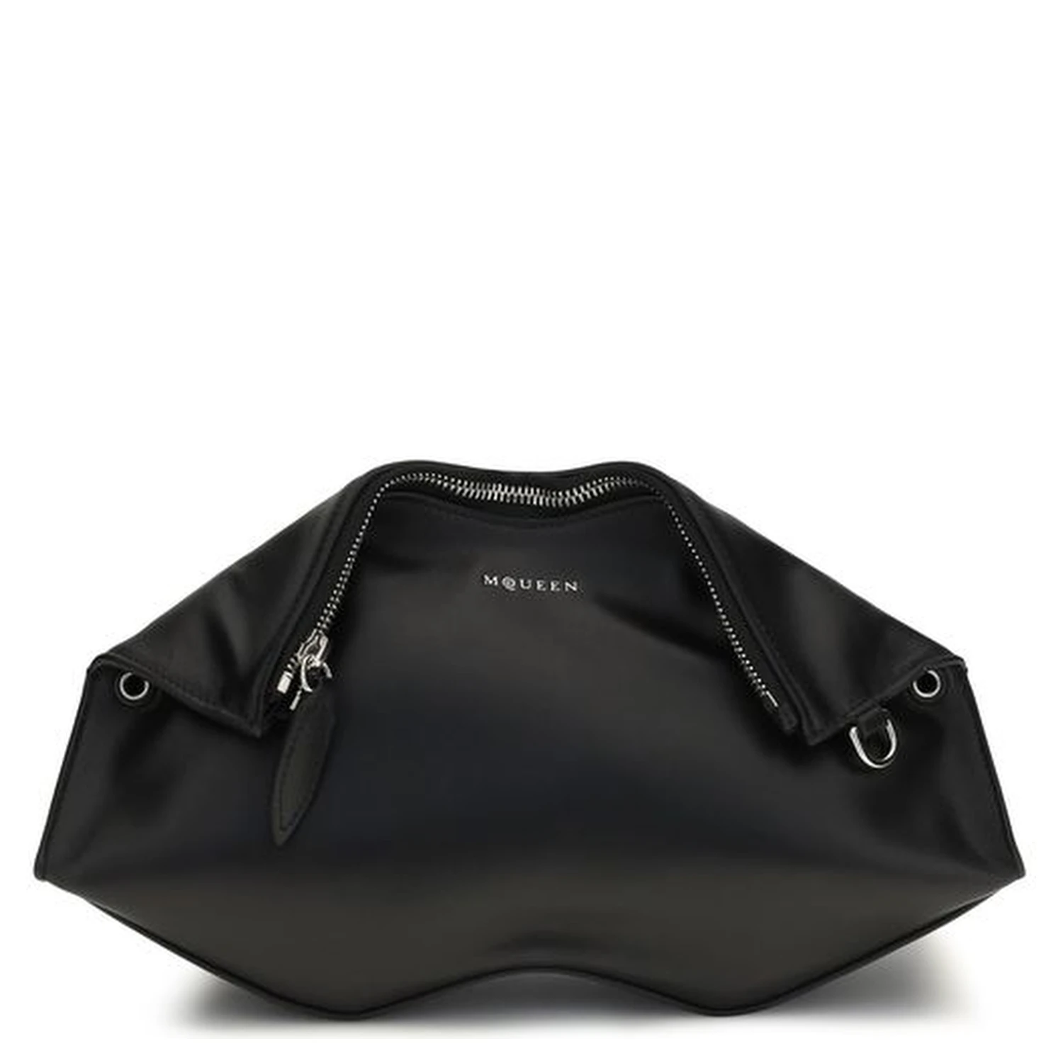 Black Calf Leather Bos Taurus Clutch Bag