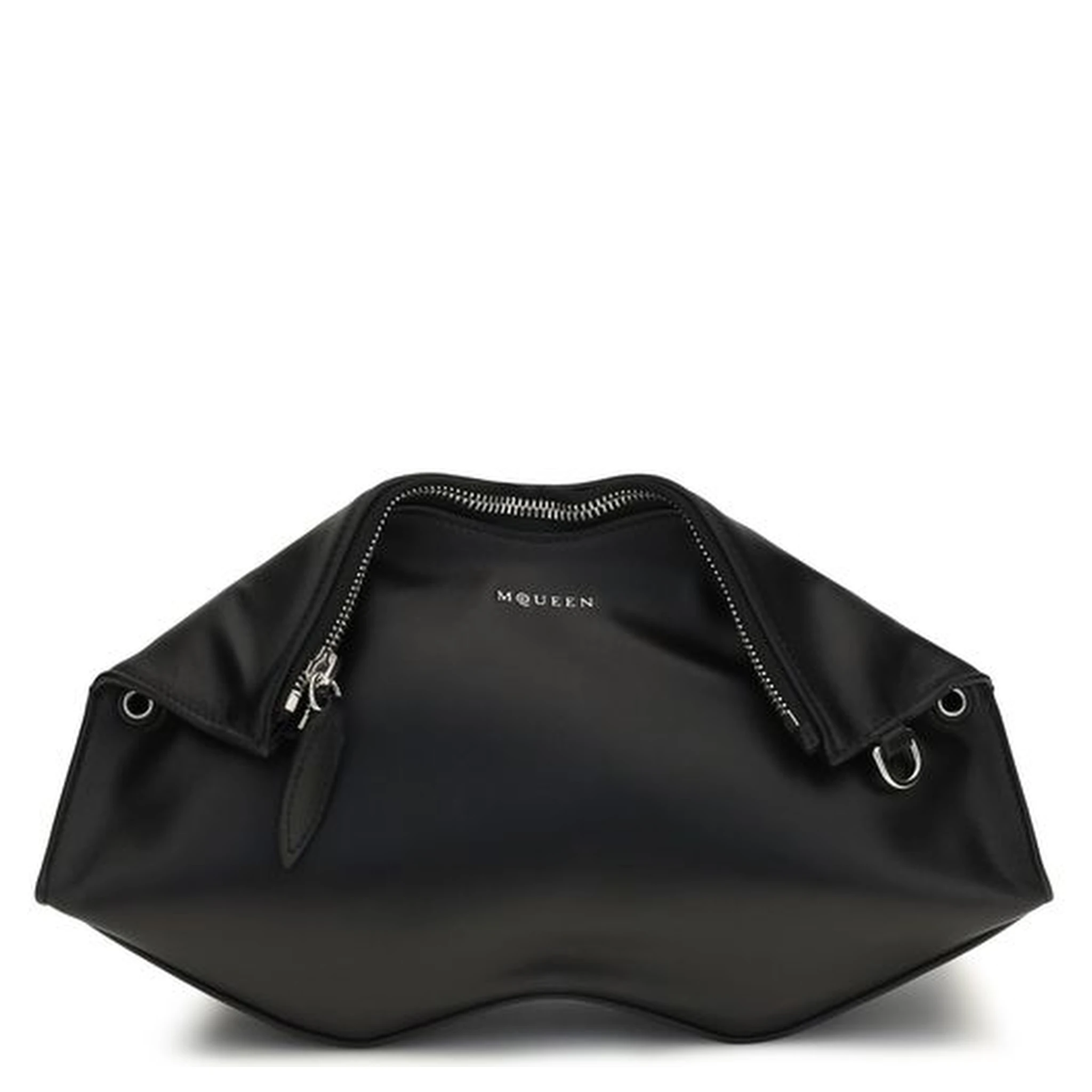 Black Calf Leather Bos Taurus Clutch Bag