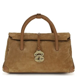 Brown Calf Leather Bos Taurus Handbag