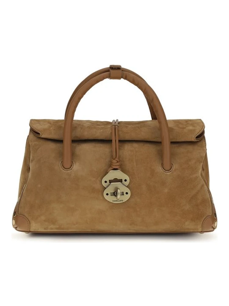 Brown Calf Leather Bos Taurus Handbag
