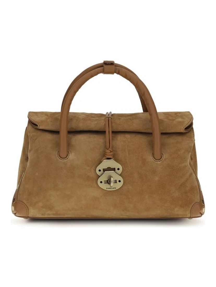 Brown Calf Leather Bos Taurus Handbag