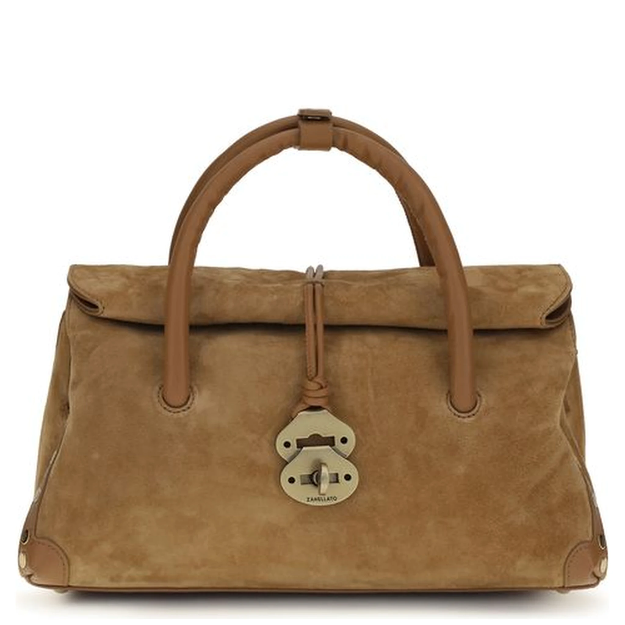 Brown Calf Leather Bos Taurus Handbag