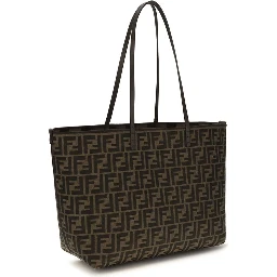 Brown Polyester Shoulder Bag