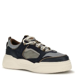 Multicolor Calf Leather Bos Taurus Athletic Sneakers