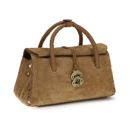 Brown Calf Leather Bos Taurus Handbag