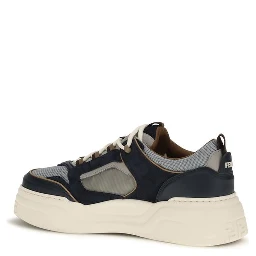 Multicolor Calf Leather Bos Taurus Athletic Sneakers