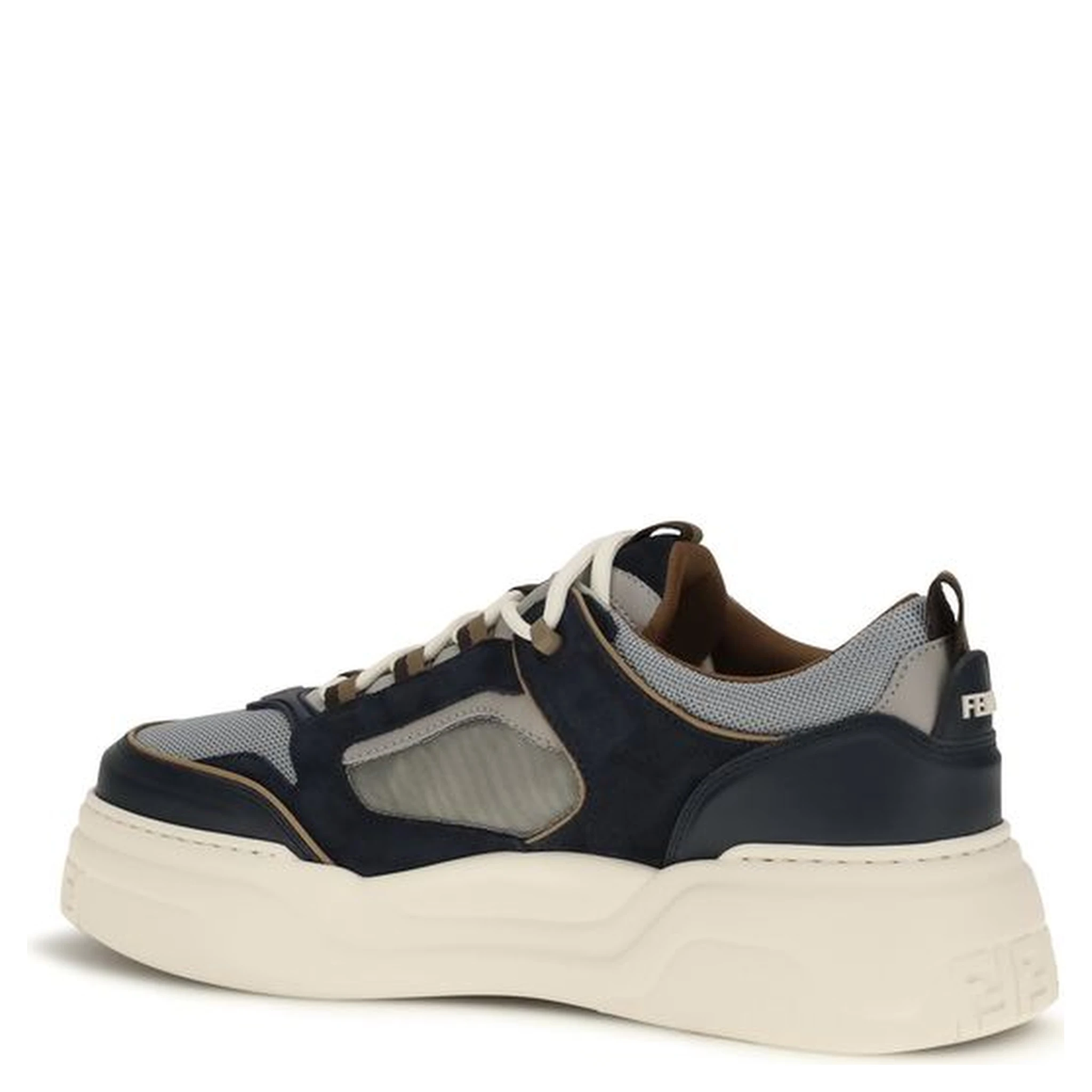 Multicolor Calf Leather Bos Taurus Athletic Sneakers