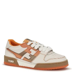 Multicolor Leather Athletic Sneakers