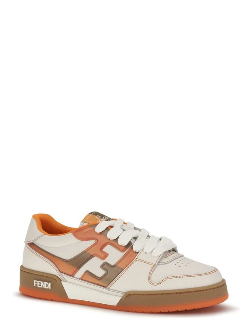 Multicolor Leather Athletic Sneakers