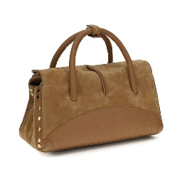 Brown Calf Leather Bos Taurus Handbag