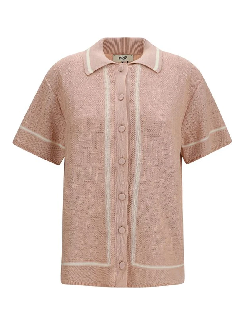 Multicolor Cotton Shortsleeve Shirt