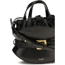 Black Calf Leather Bos Taurus Shoulder Bag