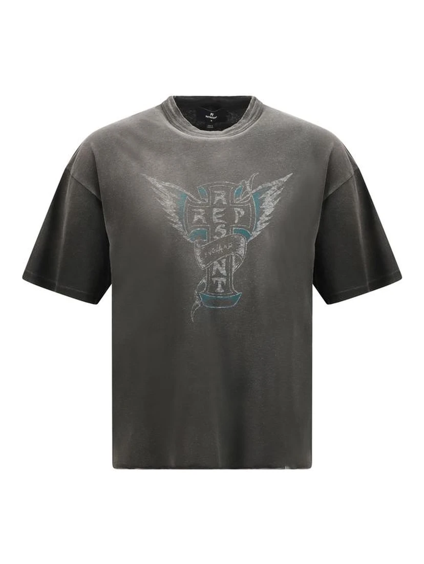 Gray Cotton T-Shirt