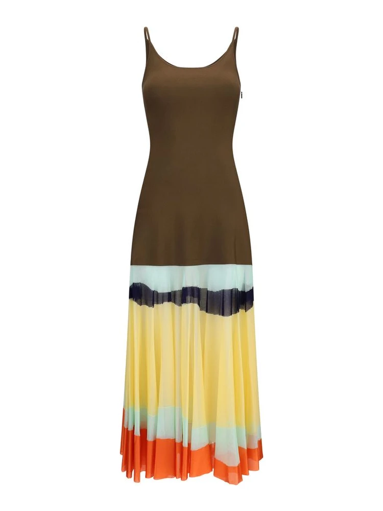 Multicolor Viscose Casual Dress