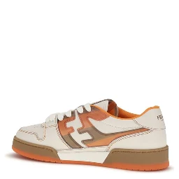 Multicolor Leather Athletic Sneakers
