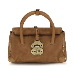 Brown Calf Leather Bos Taurus Handbag