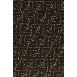 Brown Polyester Shoulder Bag