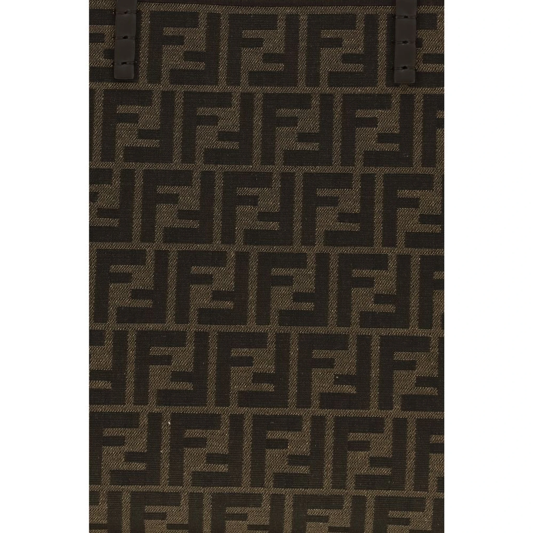 Brown Polyester Shoulder Bag