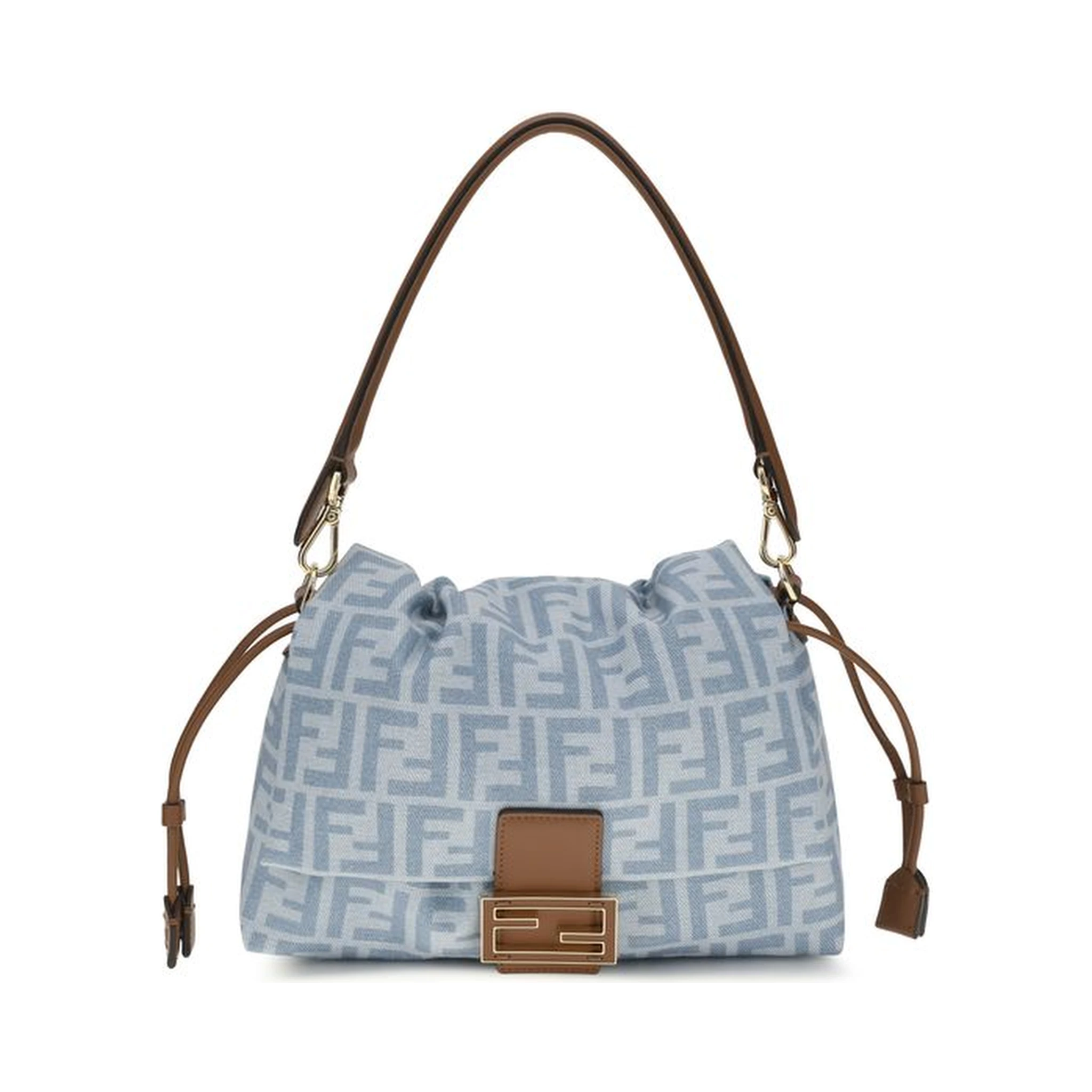 Blue Cotton Shoulder Bag