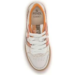 Multicolor Leather Athletic Sneakers