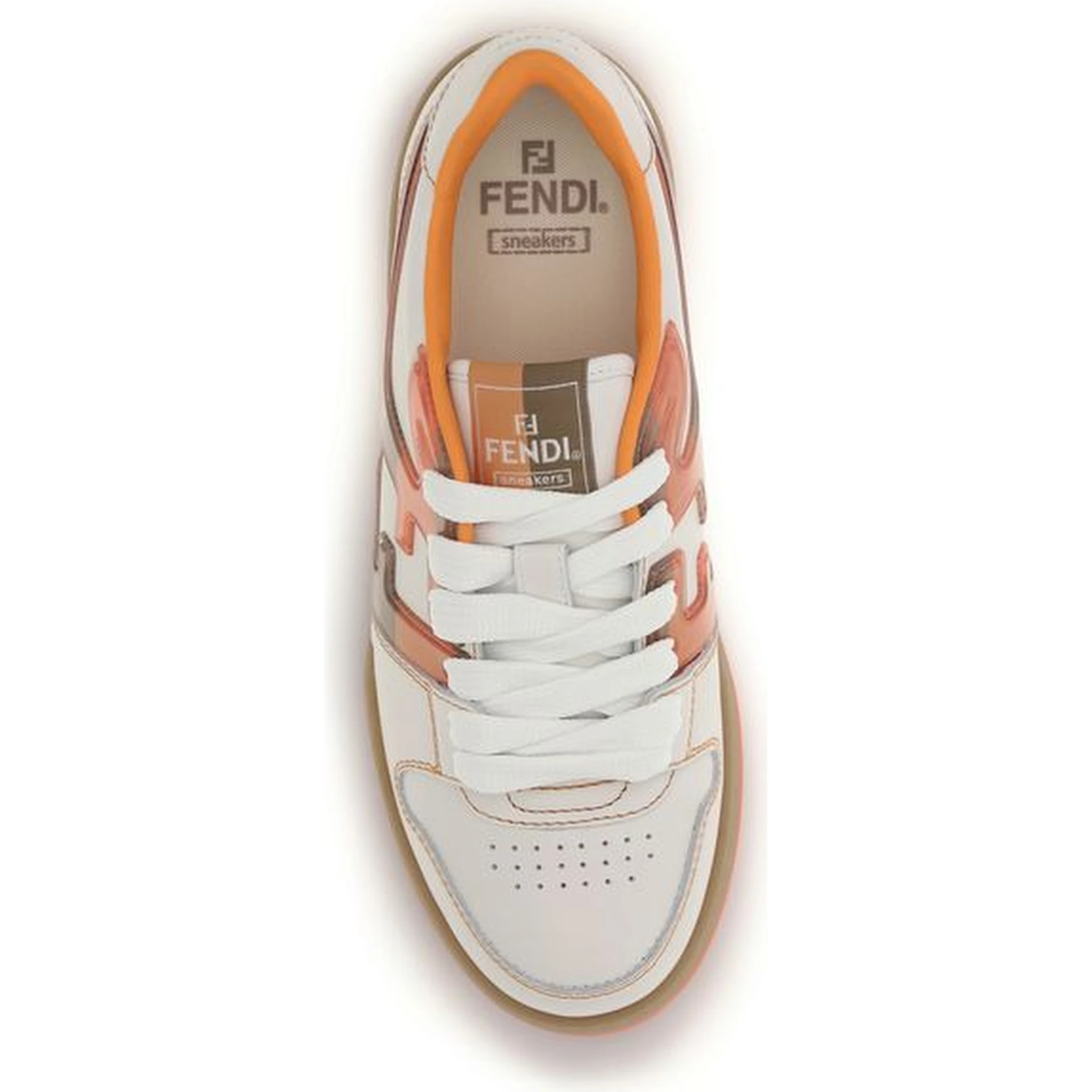 Multicolor Leather Athletic Sneakers
