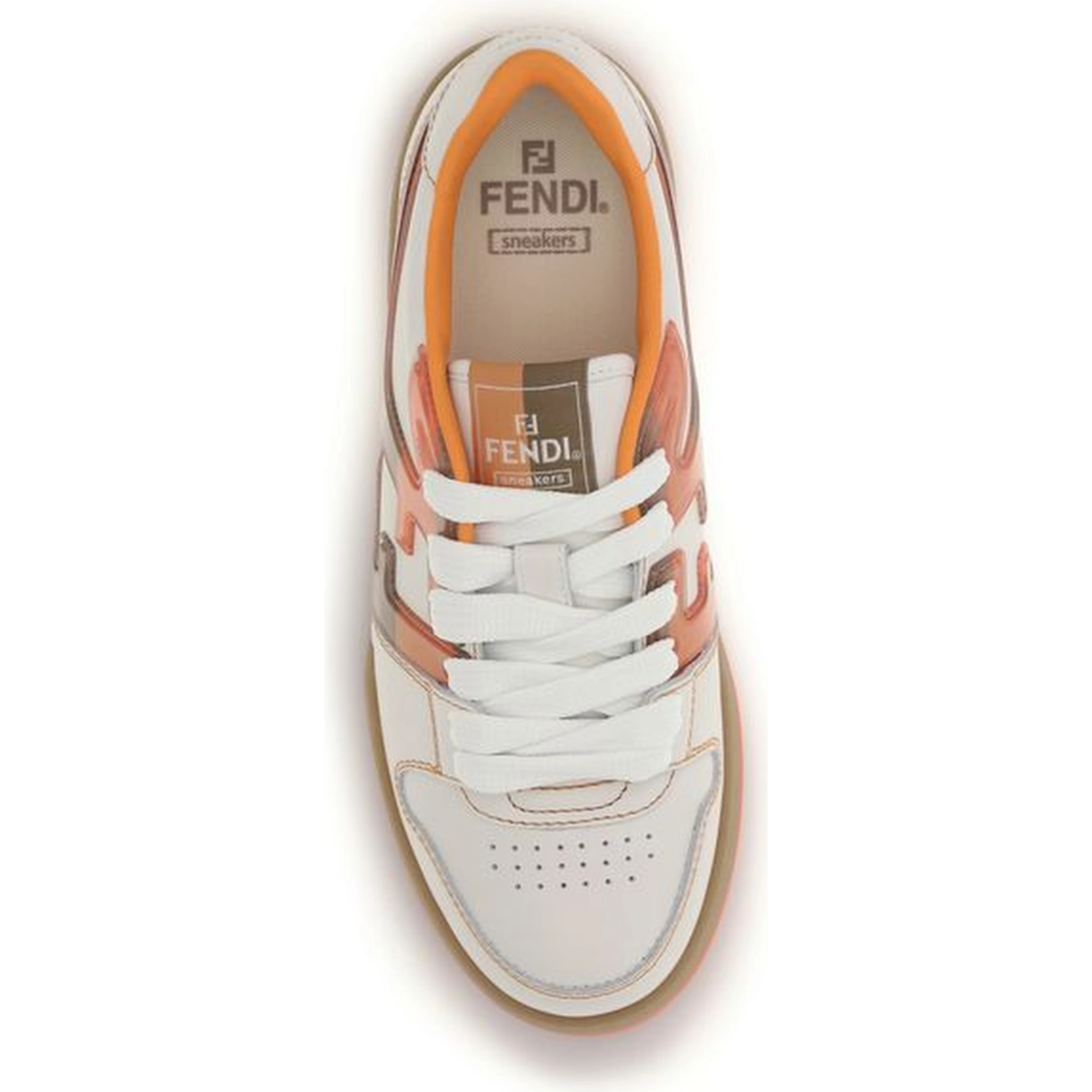 Multicolor Leather Athletic Sneakers