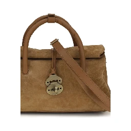 Brown Calf Leather Bos Taurus Handbag
