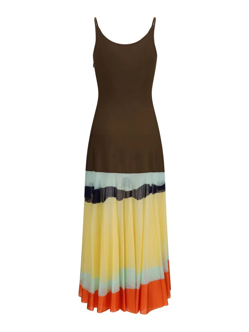 Multicolor Viscose Casual Dress