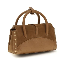 Brown Calf Leather Bos Taurus Handbag