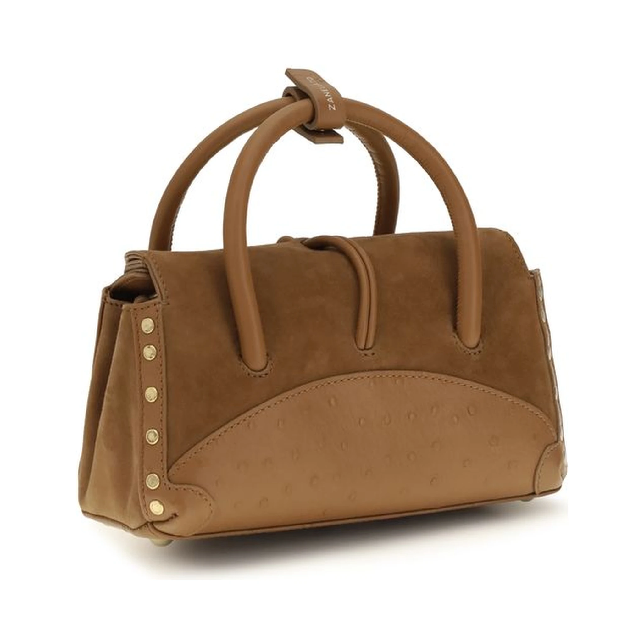 Brown Calf Leather Bos Taurus Handbag
