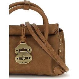 Brown Calf Leather Bos Taurus Handbag