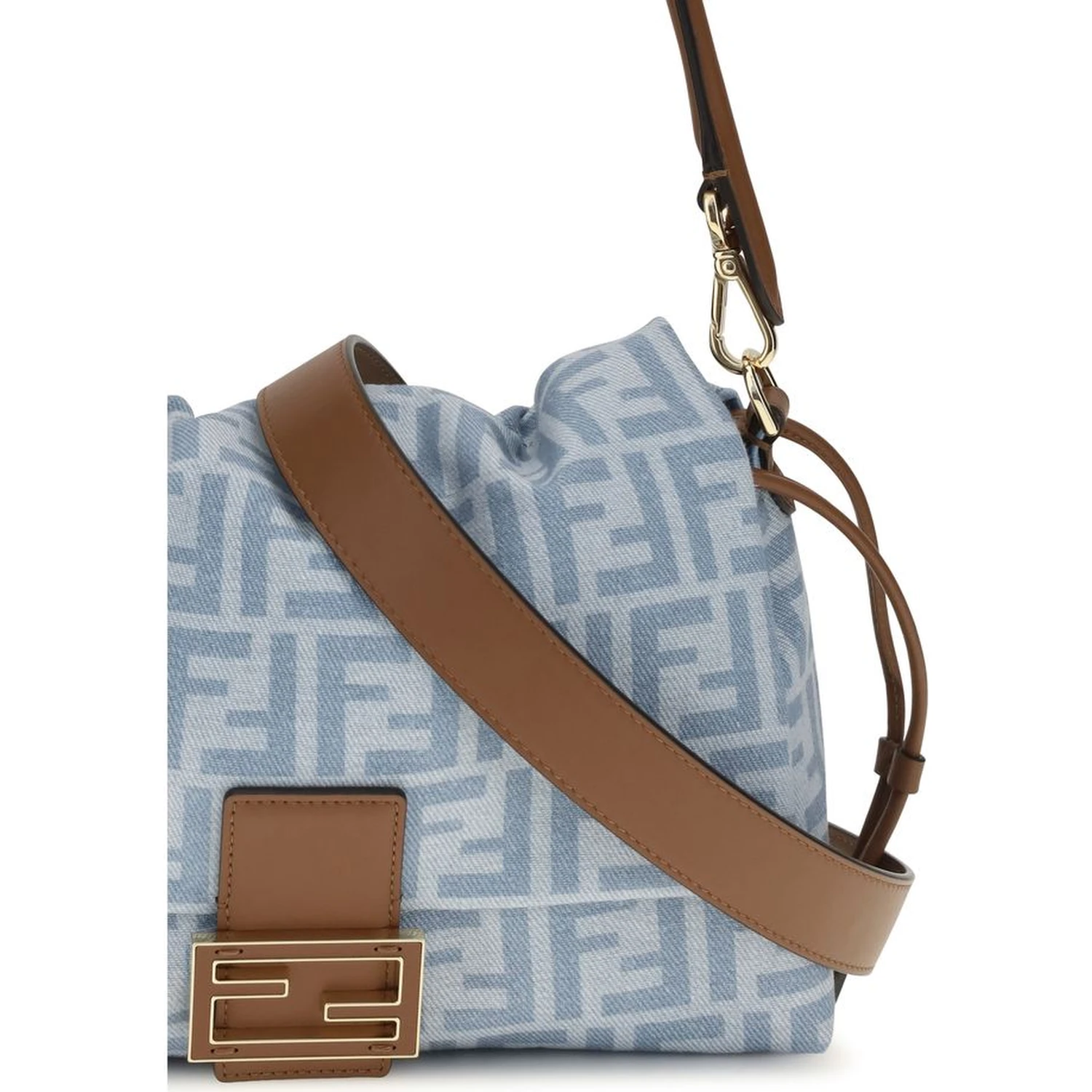 Blue Cotton Shoulder Bag