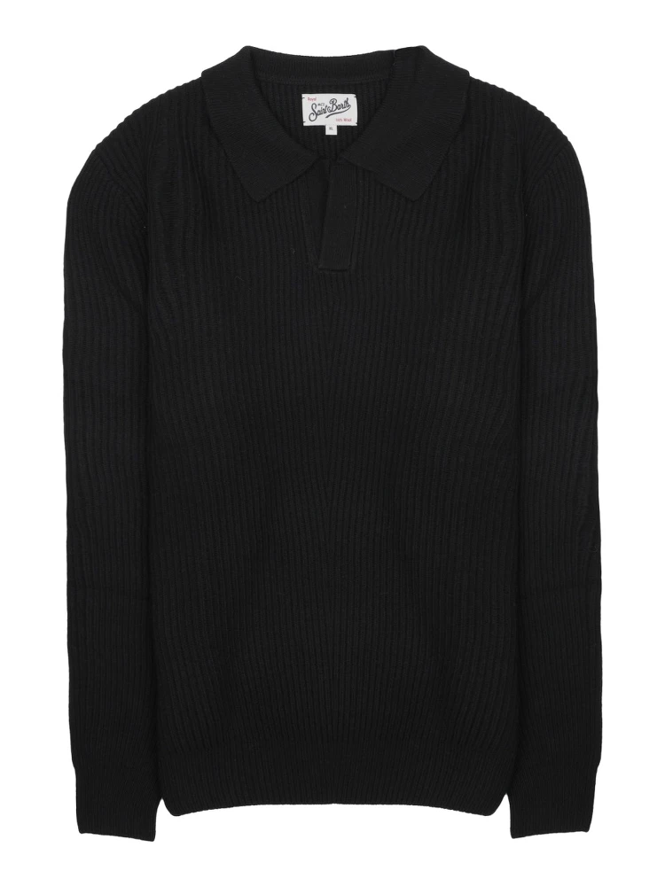 MAGLIA CON COLLETTO A POLO