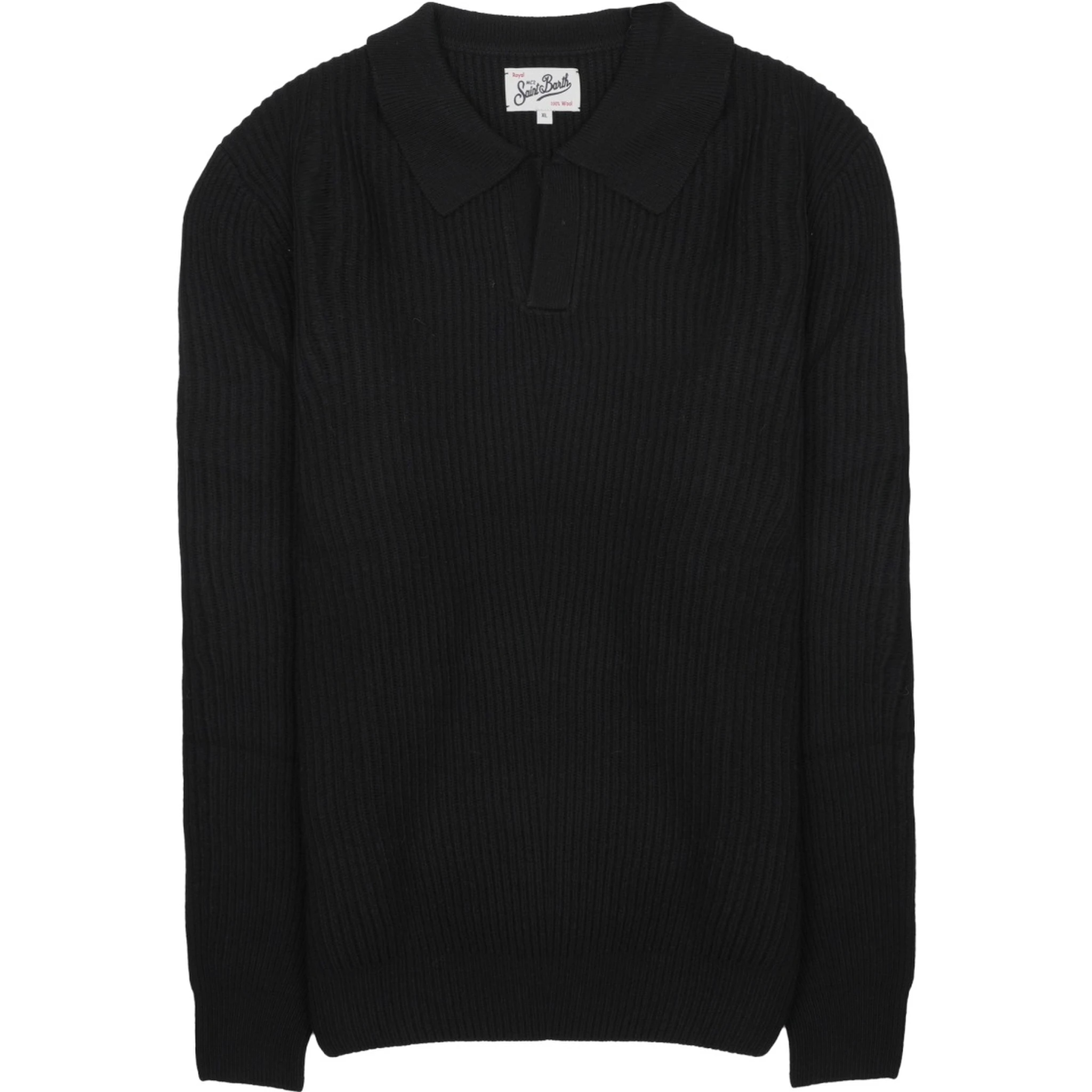 MAGLIA CON COLLETTO A POLO