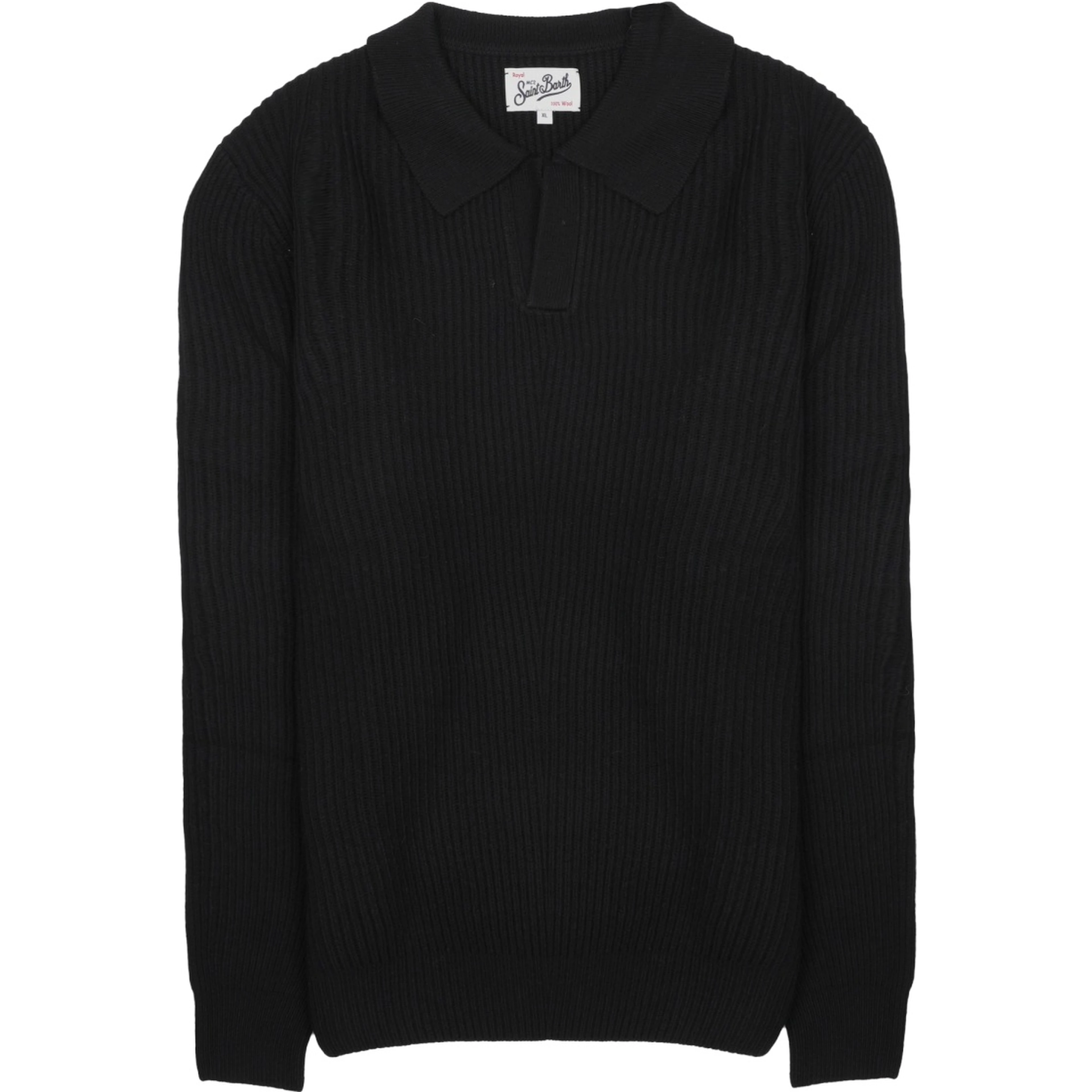 MAGLIA CON COLLETTO A POLO