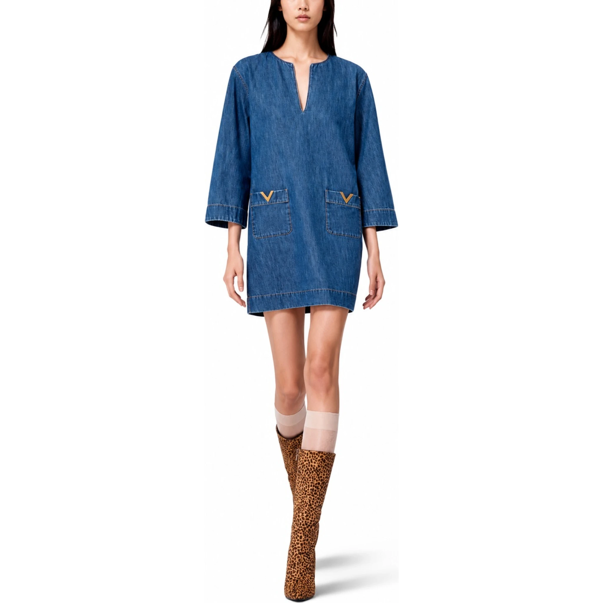 ABITO IN DENIM "CHAMBRAY"