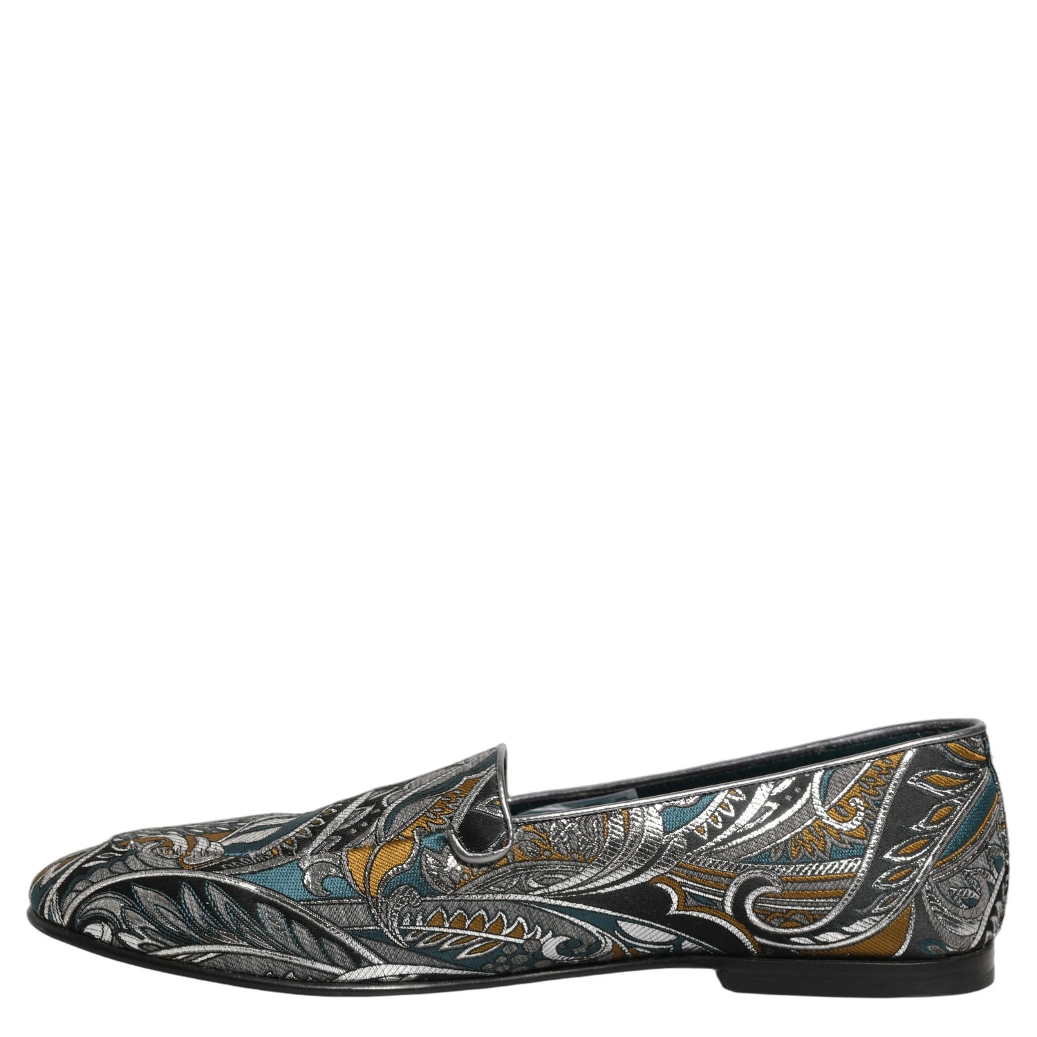 Multicolor Paisley Brocade Men Loafers Shoes
