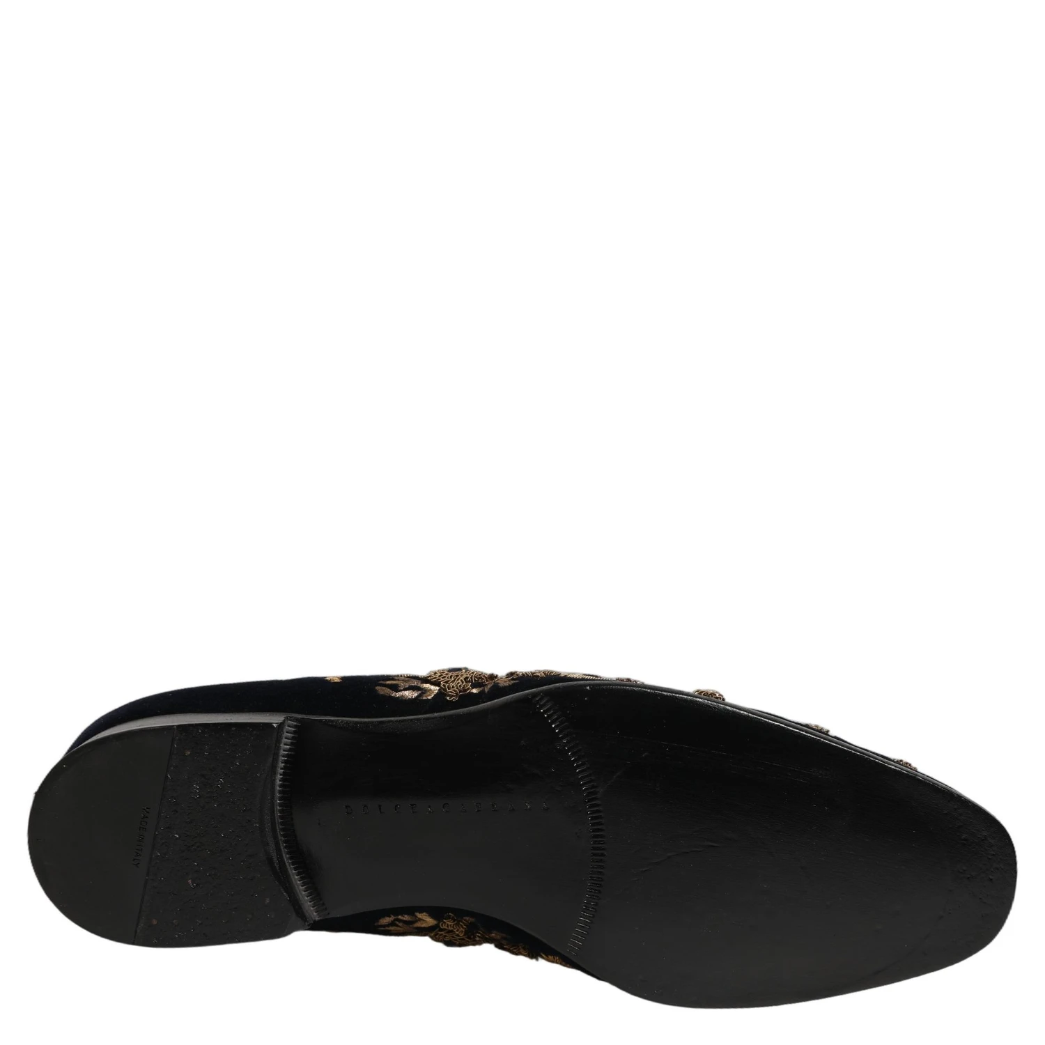 Black Velvet Embellished Dress Loafers Shoes