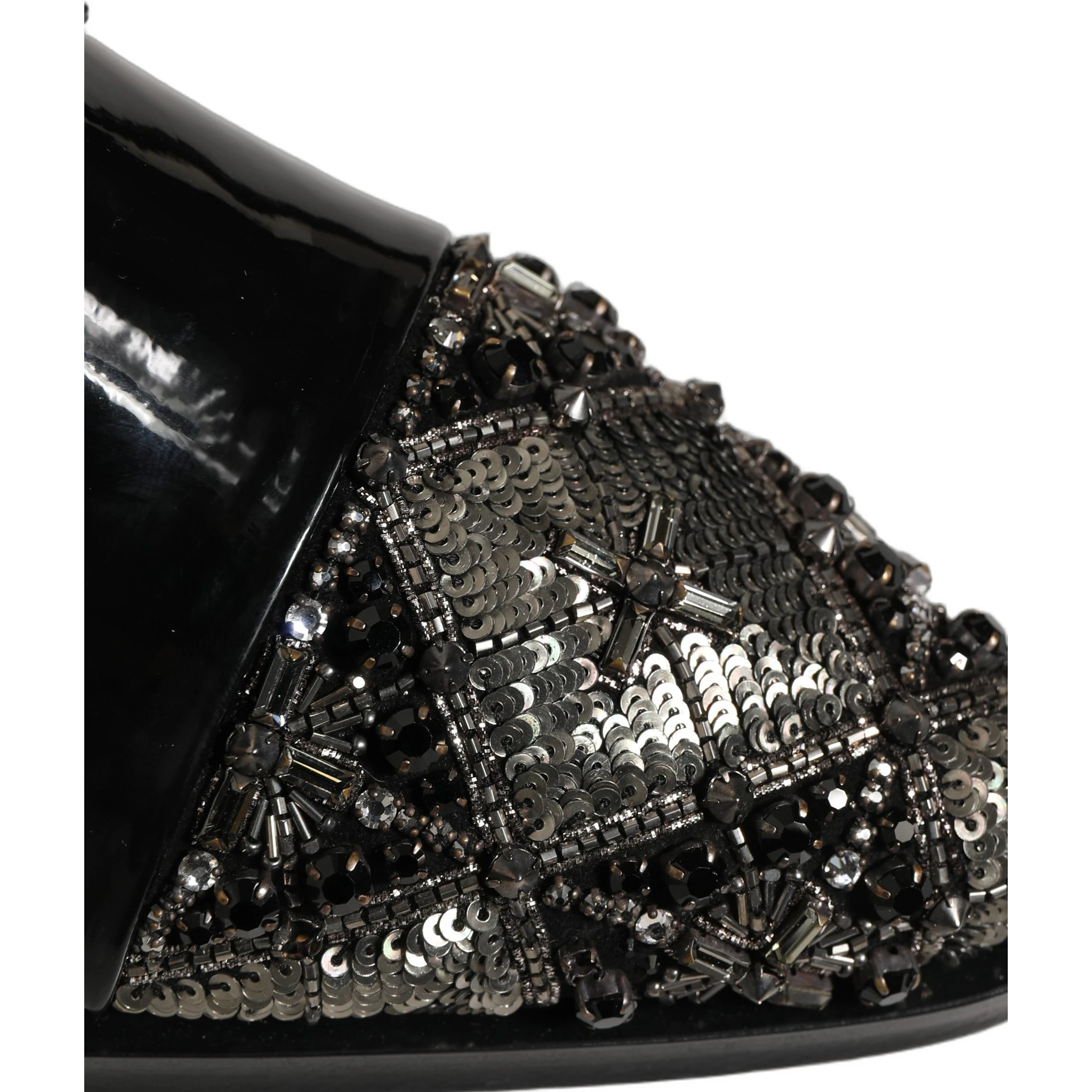 Black Embellished Men Derby Dress Formal Shoes