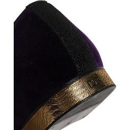 Violet Suede Embellished Derby Dress Shoes