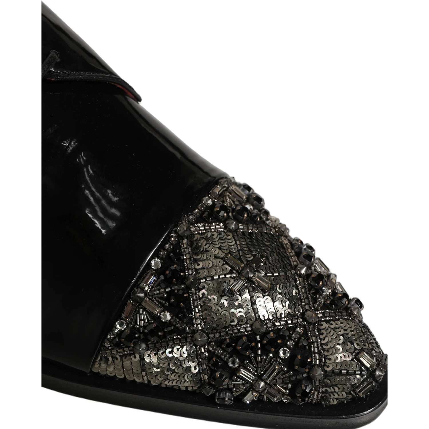 Black Embellished Derby Dress Formal Shoes