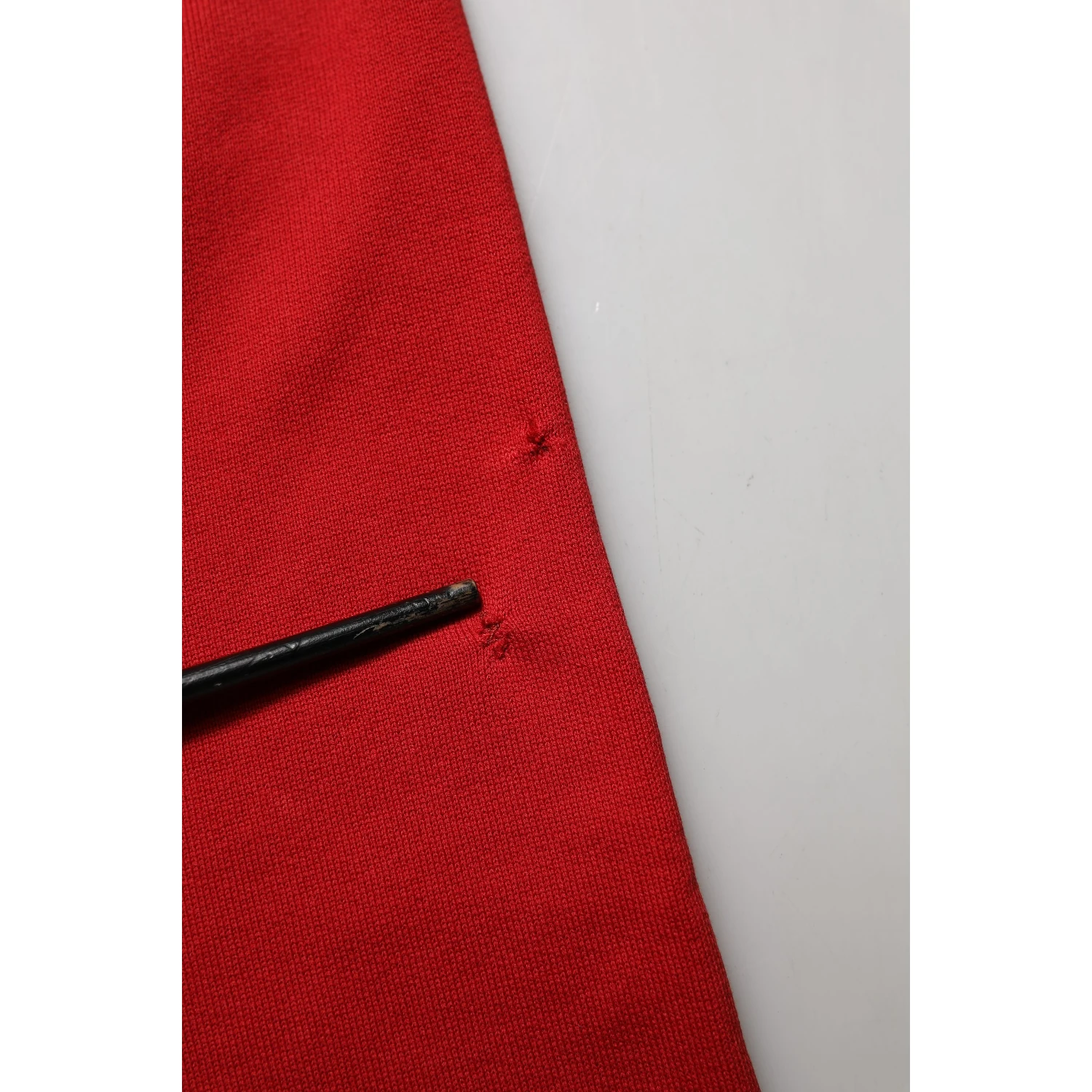 Red Cotton Cropped Basilico Sweatshirt Sweater