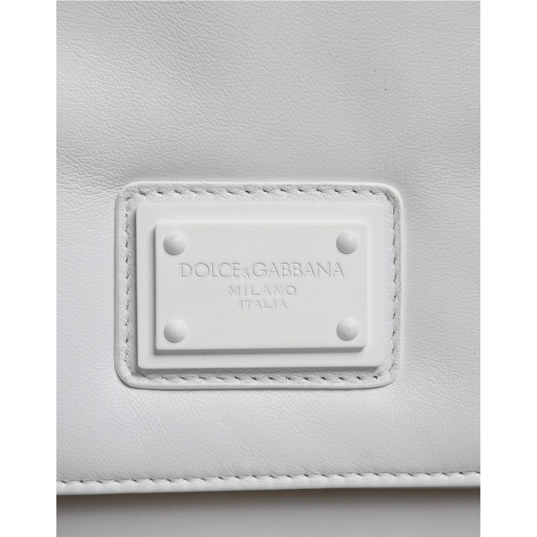 White Logo Plaque Crossbody Shoulder Borse Women Bag