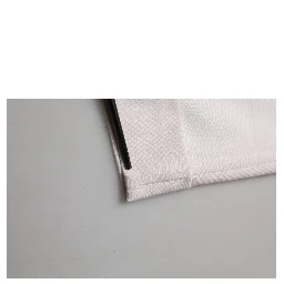 White Skinny High Waist Chino Cropped Trouser Pants