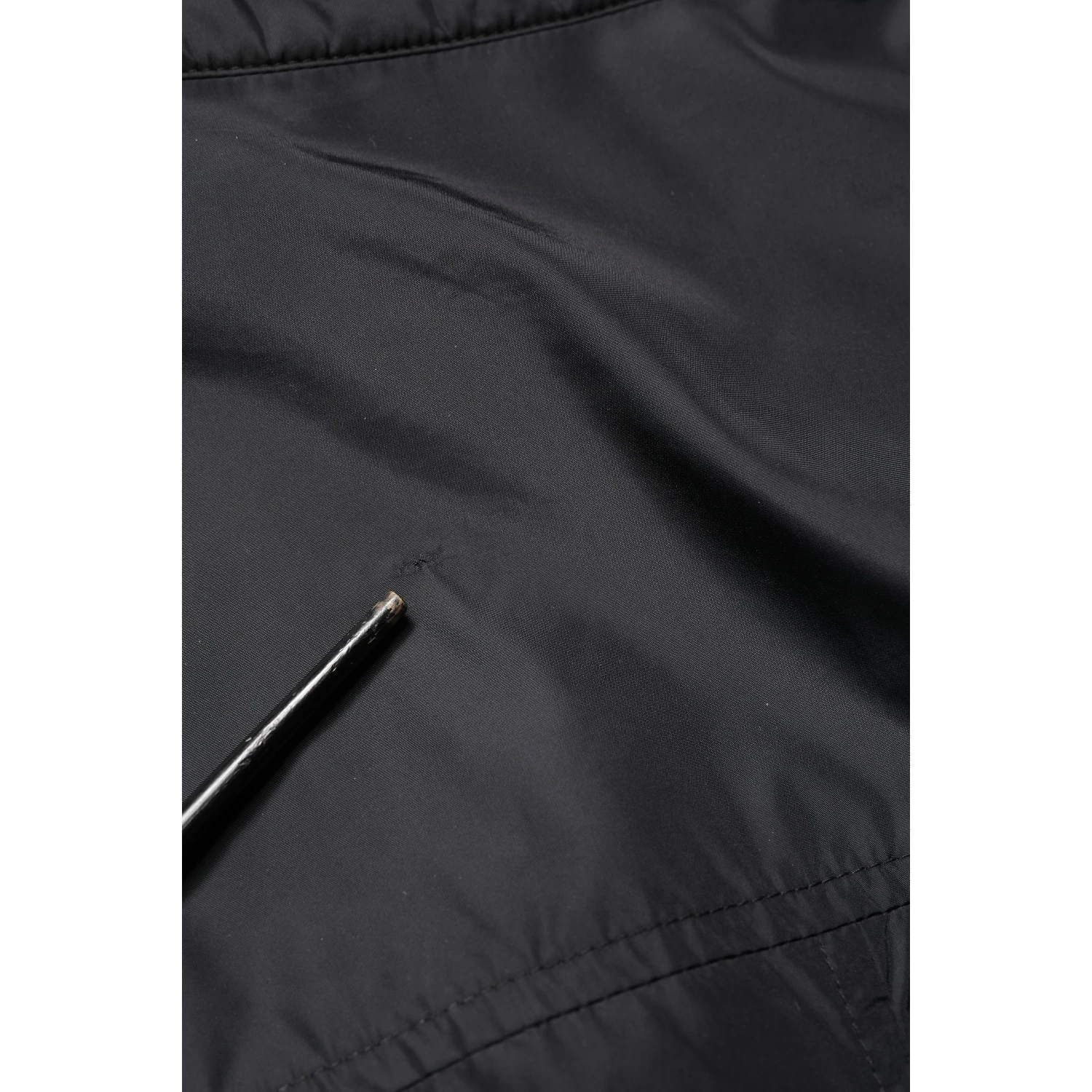 Black Logo Plaque Long Sleeves Shirt Jacket