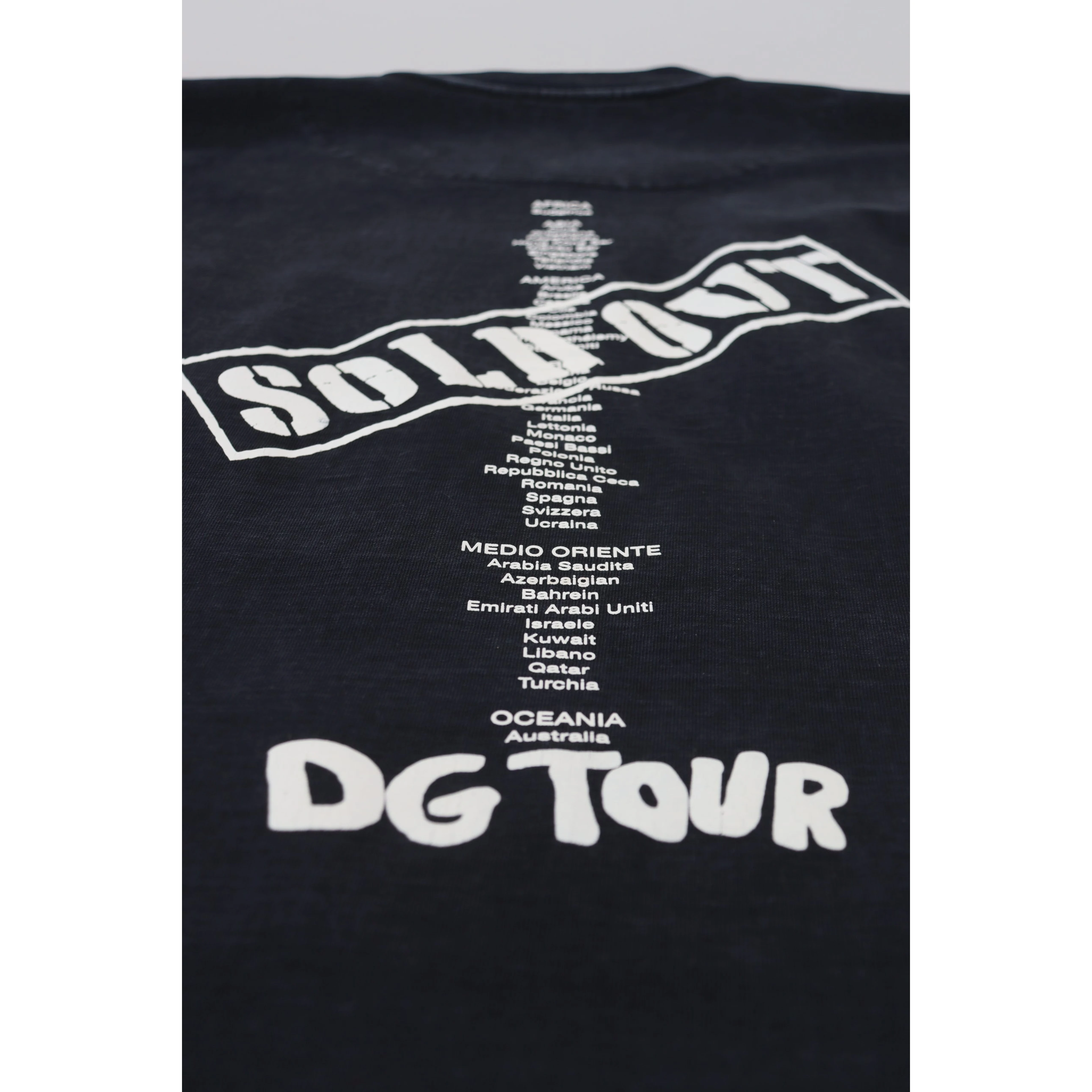 Black D&G Fashion Round Neck Cotton T-shirt