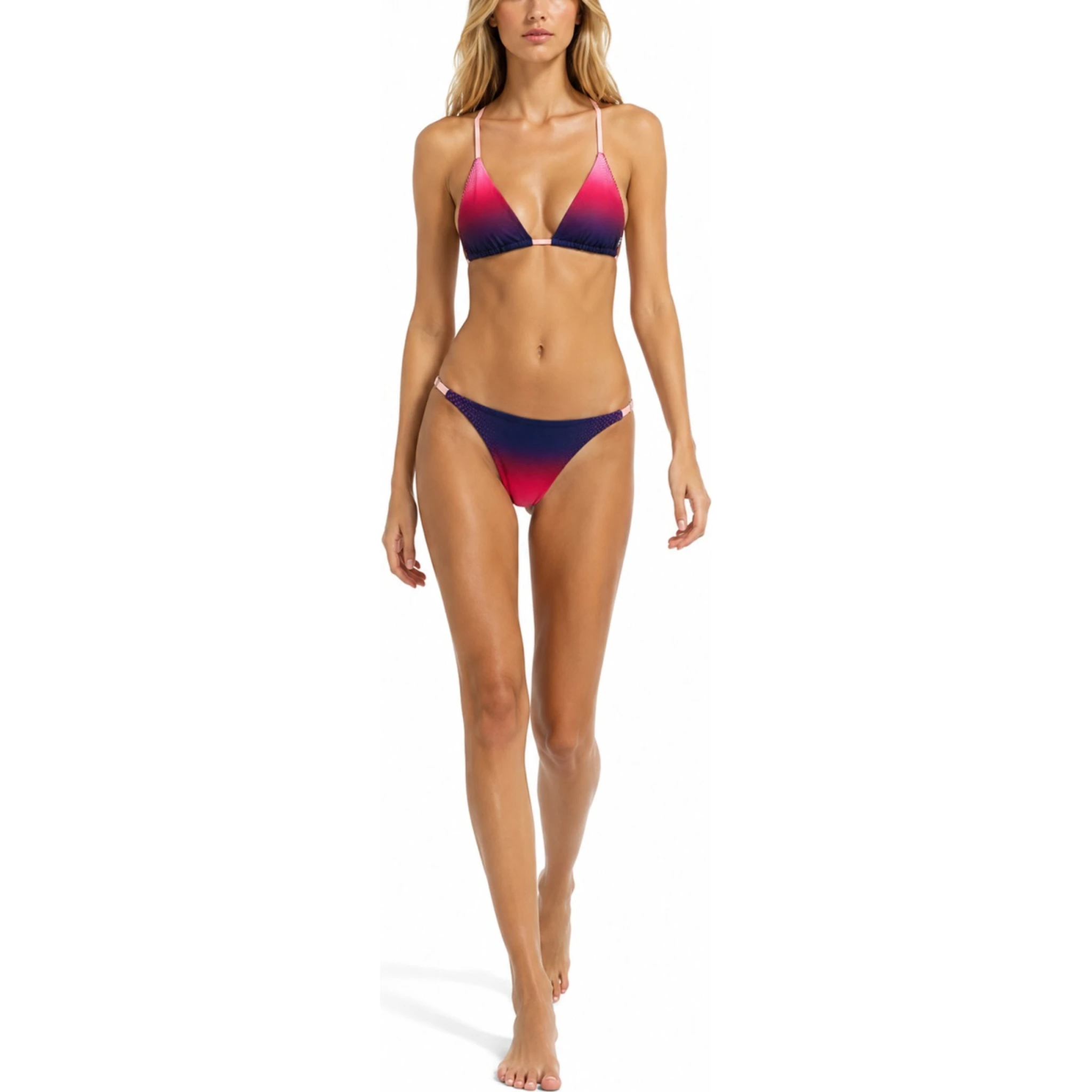 TOP BIKINI "AUBERGINE GRADIENT"