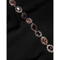 Black Embellished Sheath Mermaid Gown Dress