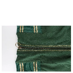 Green Mock Zip Cardigan Sweatshirt Sweater Jacket